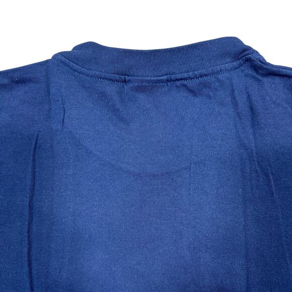 Vintage Nova Scotia T-Shirt Medium Navy Made Canada Flag Map Hanes Heavyweight - Picture 6 of 9